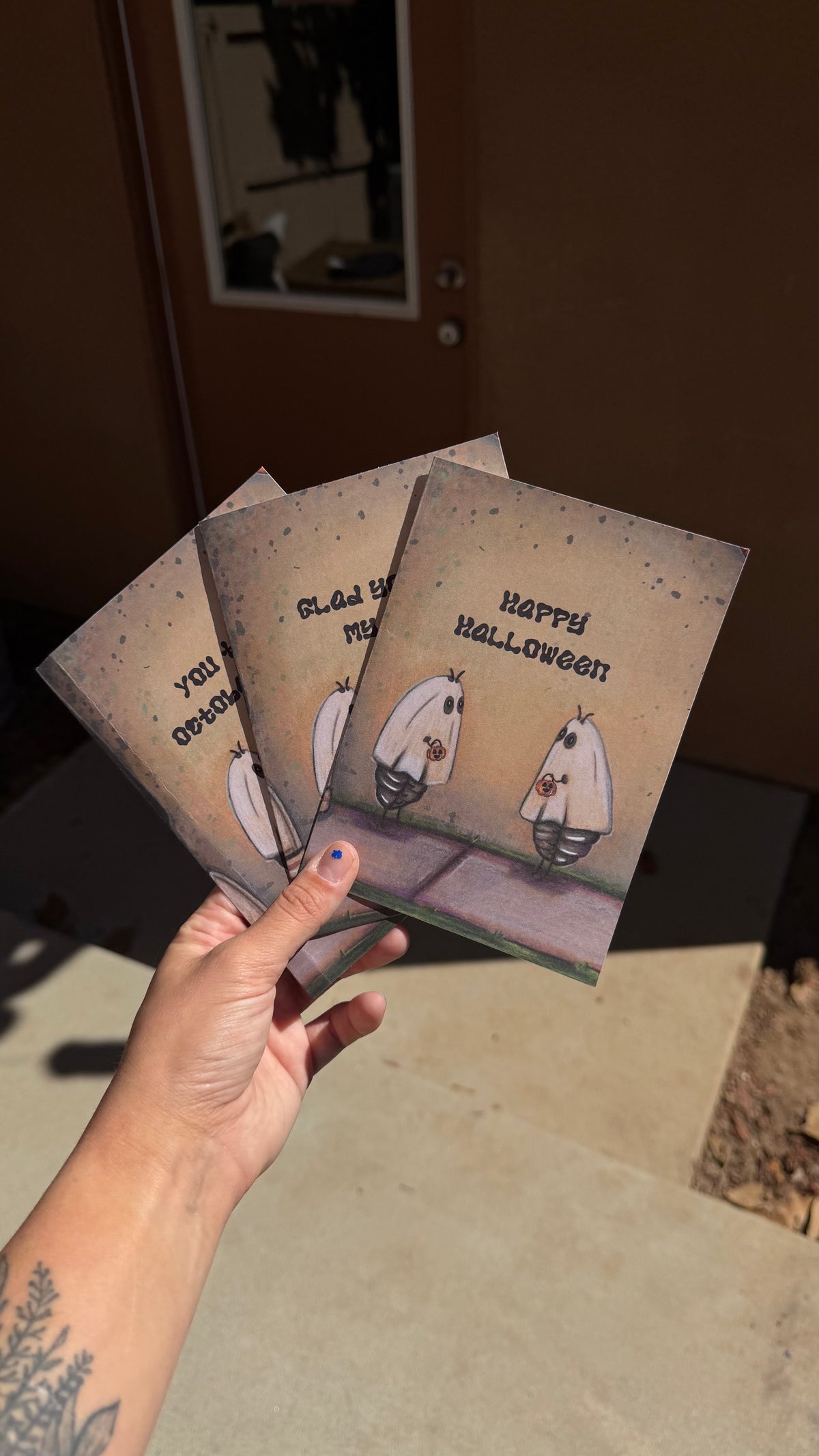Isopod Halloween Card- Blank