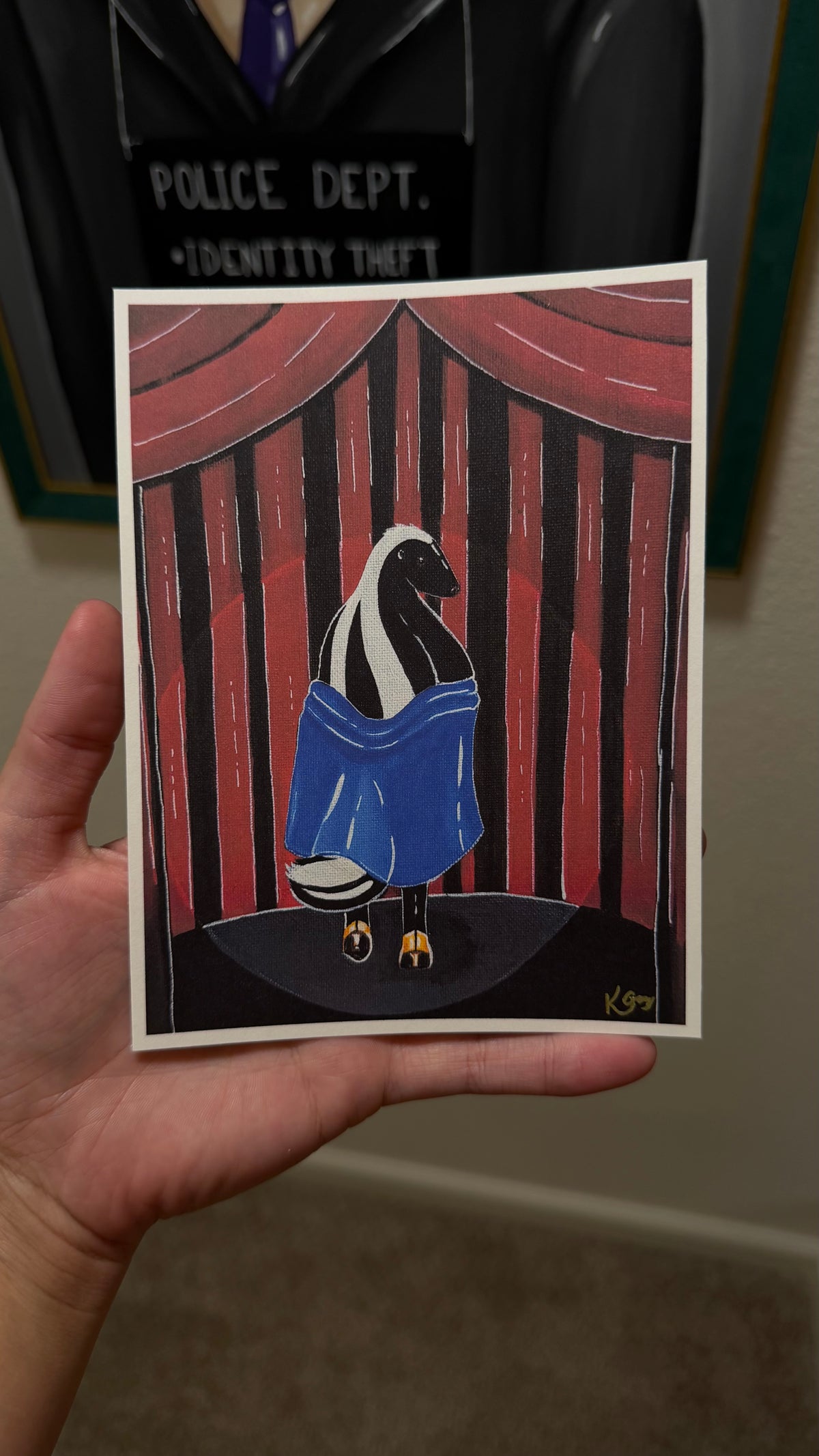 Skank Skunk Print