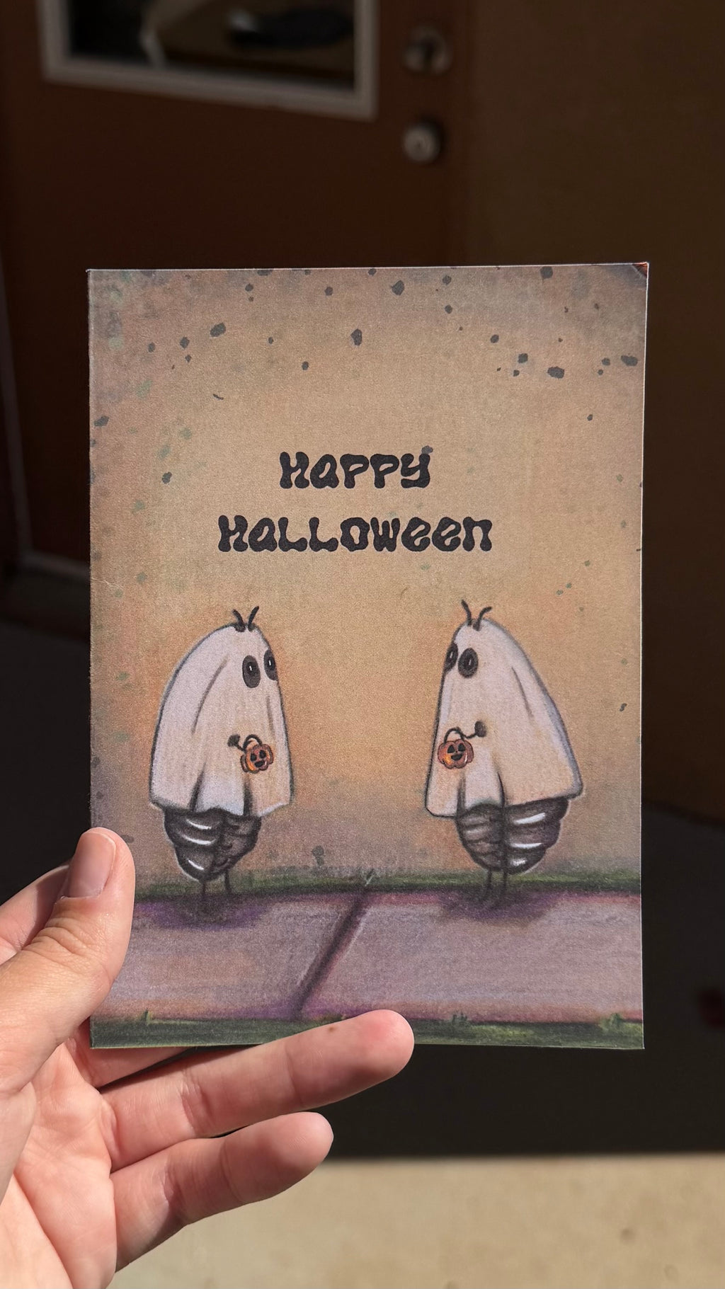 Isopod Halloween Card- Blank