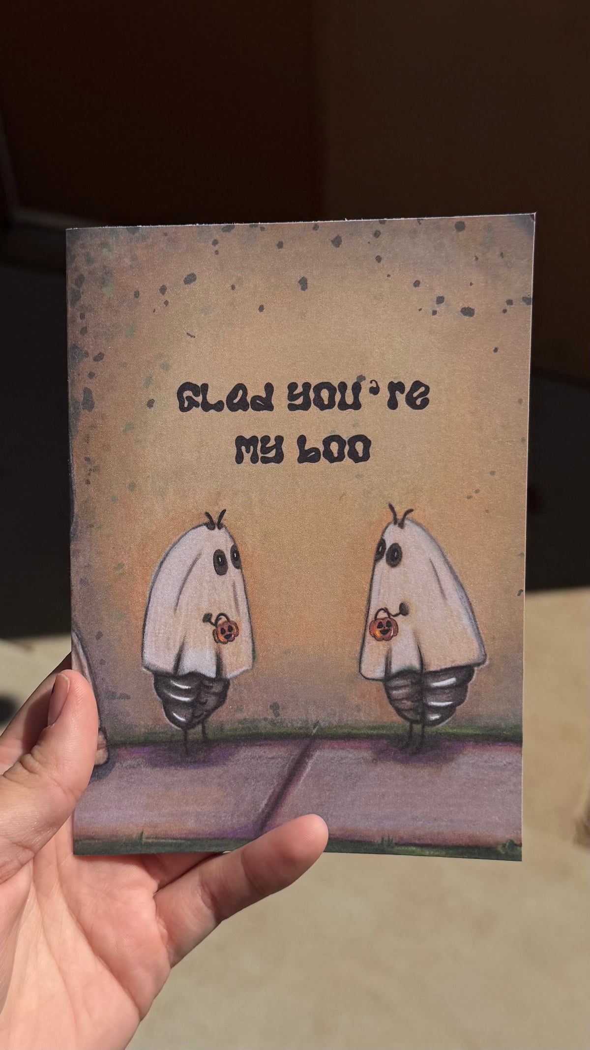Isopod Halloween Card- Blank